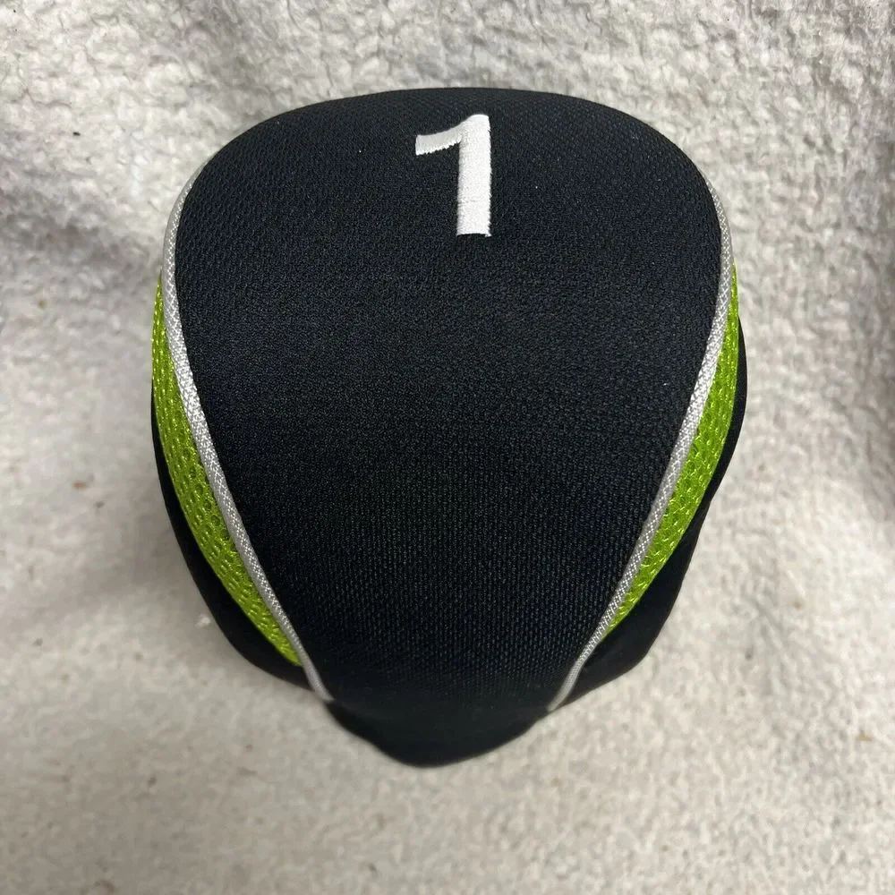 Green‎ And Black Driver head cover Number 1 Pre-Owned Excellent Condition